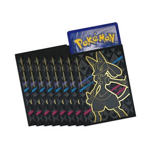 Black Lucario 65 Sleeves Etb Zenit Regale Pokémon