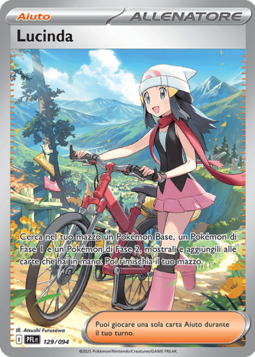 Pokémon Lucinda 129/094 Fiamme Spettrali ITA