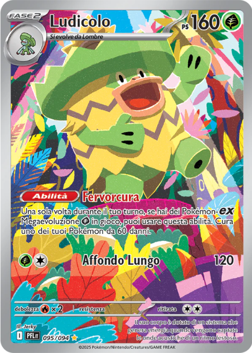 Pokémon Ludicolo 095/094 Fiamme Spettrali ITA