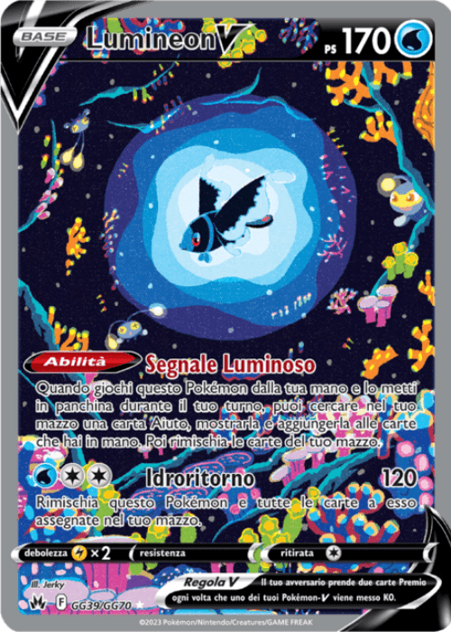 Pokémon Lumineon GG39/GG70 Zenit Regale ITA