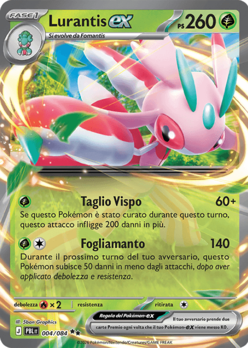 Pokémon Lurantis ex 004/084 Buio Pesto ITA