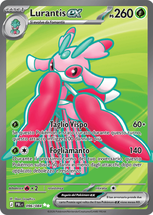 Pokémon Lurantis ex 096/084 Buio Pesto ITA