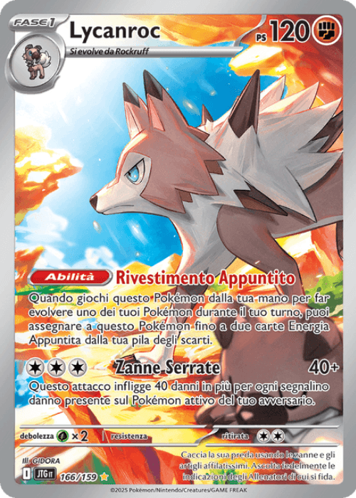 Pokémon Lycanroc 166/159 Avventure Insieme ITA