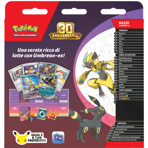 Pokémon 30° Anniversario Mazzo Lotta Umbreon ex ITA