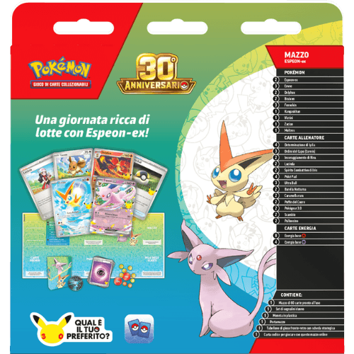 Pokémon 30° Anniversario Mazzo Lotta Espeon ex ITA