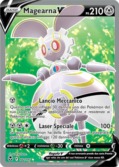 Pokémon Magearna V 182/195 Tempesta Argentata ITA