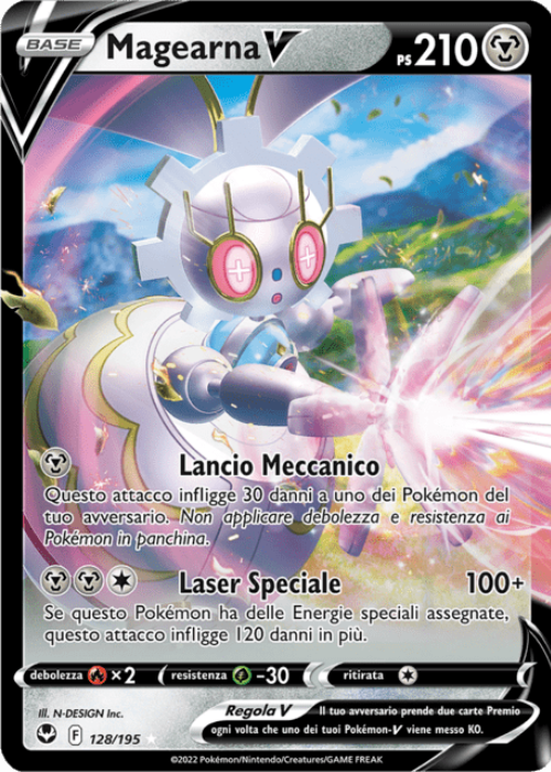 Pokémon Magearna V 128/195 Tempesta Argentata ITA
