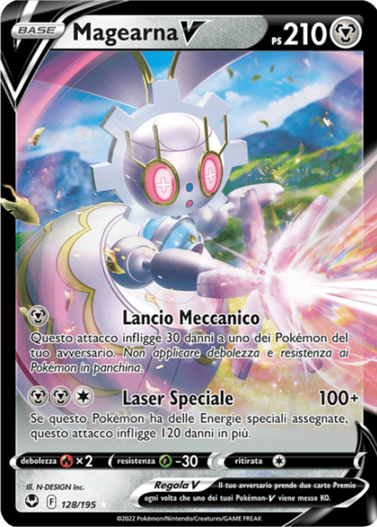 Pokémon Magearna V 128/195 Tempesta Argentata ITA