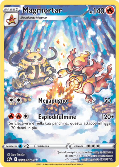 Pokémon Magmortar GG03/GG70 Zenit Regale ITA