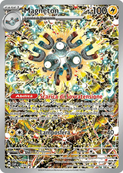 Pokémon Magneton 159 Promo Scarlatto & Violetto ITA