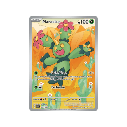 Pokémon Maractus 093/086 Luce Nera ITA