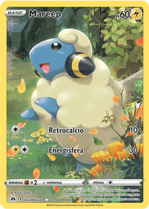Pokémon Mareep GG34/GG70 Zenit Regale ITA