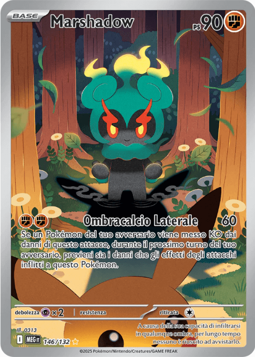 Pokémon Marshadow 146/132 Megaevoluzione ITA