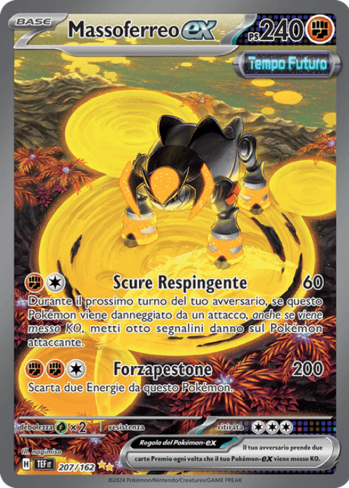 Pokémon Massoferreo ex 207/162 Cronoforze ITA