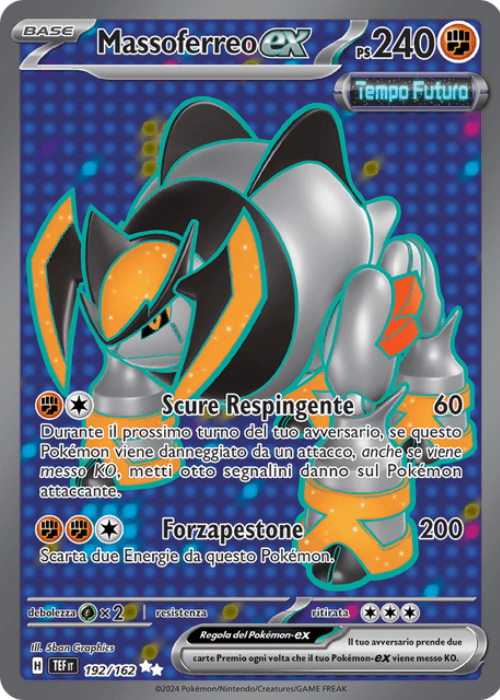 Pokémon Massoferreo ex 192/162 Cronoforze ITA