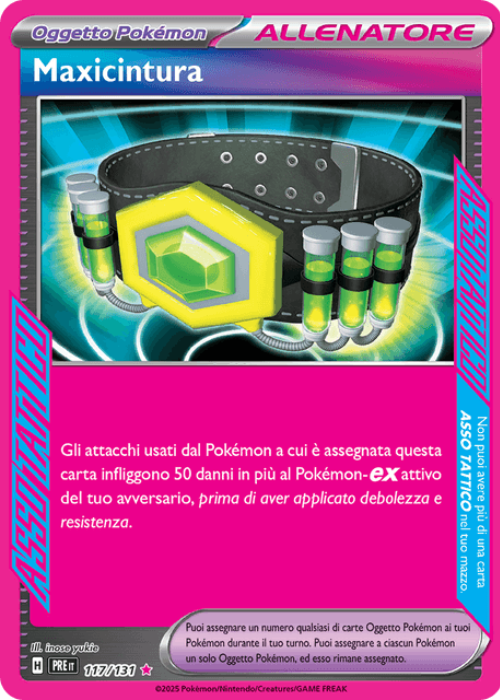 Pokémon Maxicintura 117/131 Evoluzioni Prismatiche ITA