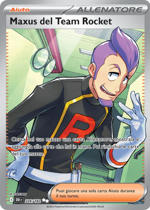 Pokémon Maxus del Team Rocket 226/182 Rivali Predestinati ITA