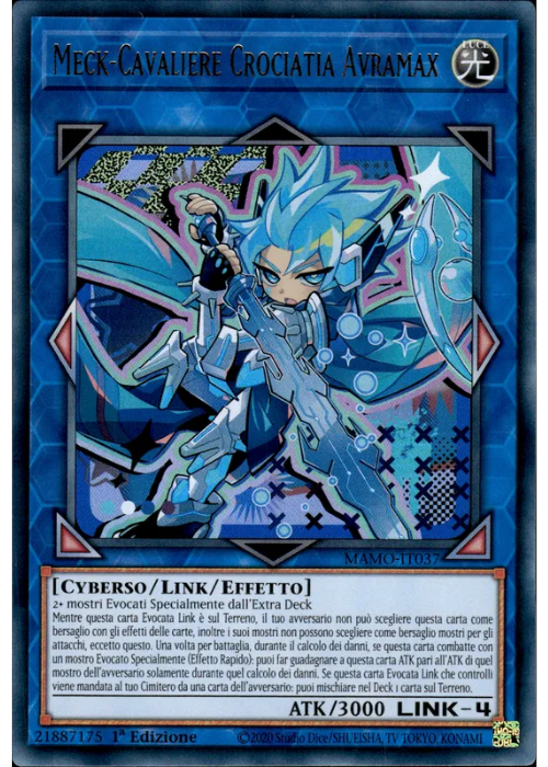 Yu-Gi-Oh! Meck-Cavaliere Crociatia Avramax MAMO 037 I Magnifici Monstri ITA