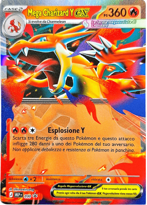 Pokémon Mega Charizard Y ex 030 Promo Megaevoluzione ITA