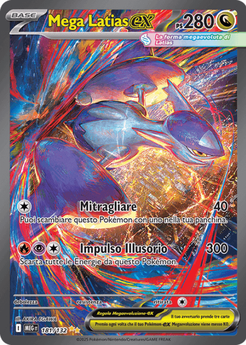 Pokémon Mega Latias ex 181/132 Megaevoluzione ITA