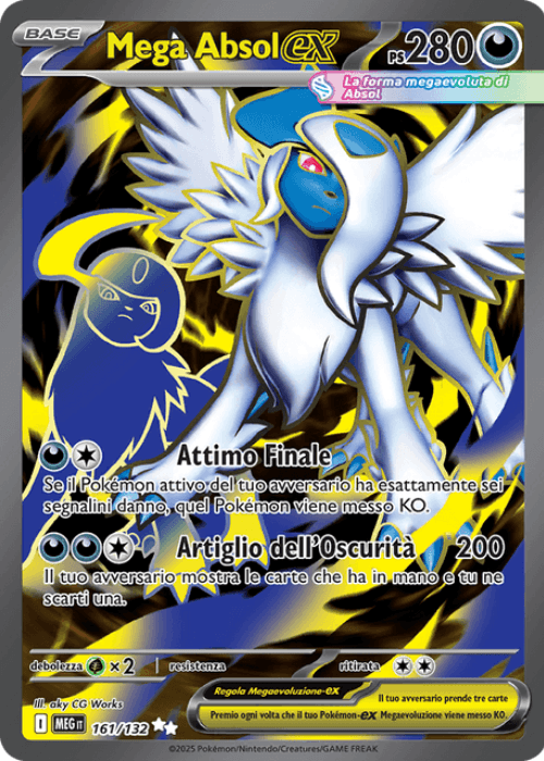 Pokémon Mega Absol ex 161/132 Megaevoluzione ITA