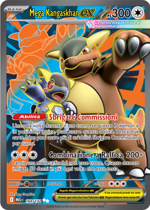 Pokémon Mega Kangaskhan ex 164/132 Megaevoluzione ITA