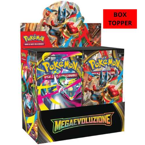 Pokémon Megaevoluzione Display con Topper 36 Buste ITA