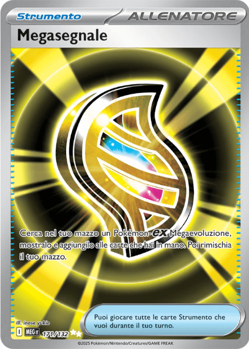 Pokémon Megasegnale 171/132 Megaevoluzione ITA