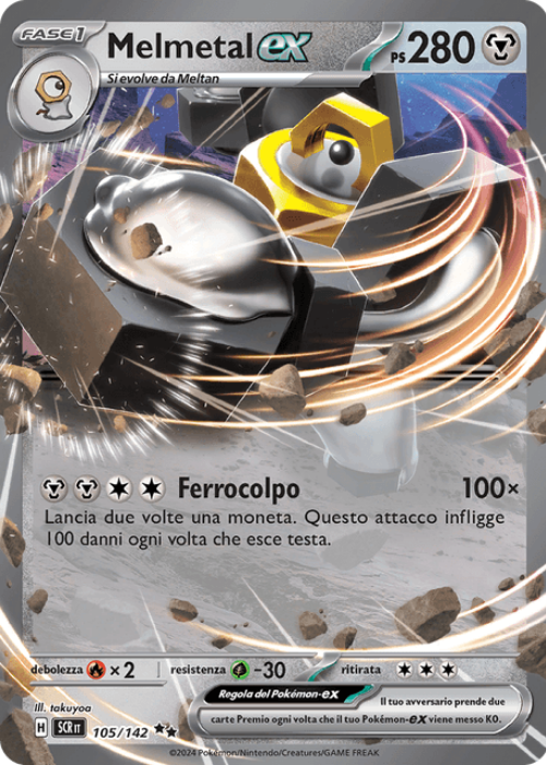 Pokémon Melmetal ex 105/142 Corona Astrale ITA