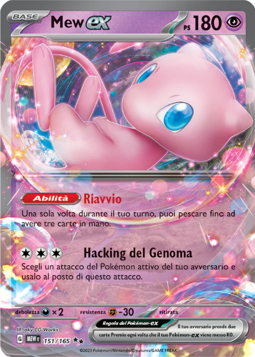 Pokémon Mew ex 151/165 151 ITA