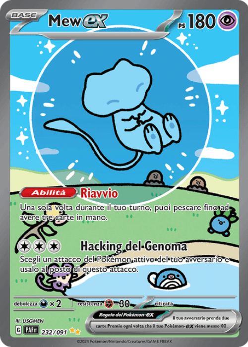 Pokémon Mew ex 232/091 Destino di Paldea ITA