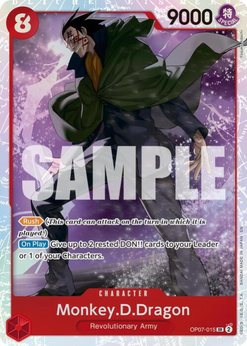 One Piece Monkey.D.Dragon Super Rare Reprint PRB02 ENG