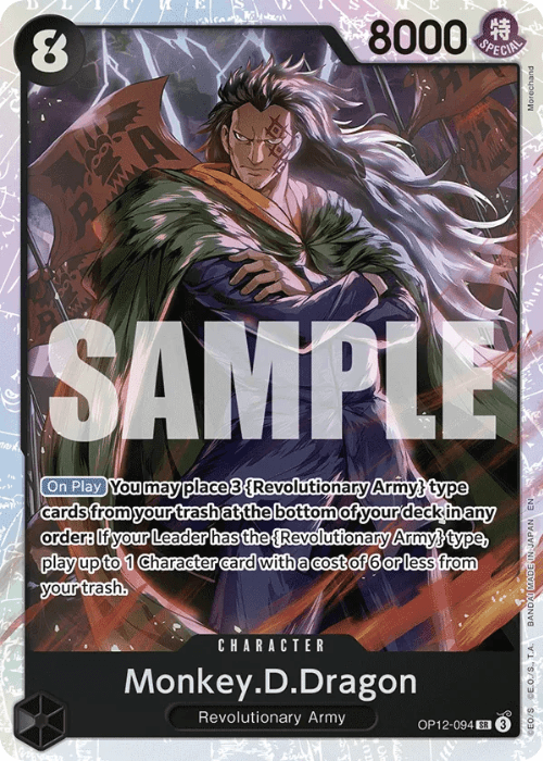 One Piece Monkey.D.Dragon Super Rare OP12-094 ENG
