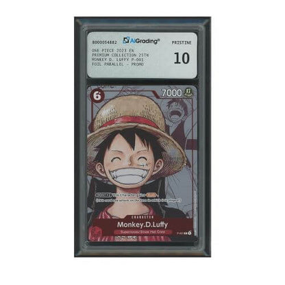 One Piece Monkey.D.Luffy P-001 Promo AiGrading Voto 10 Pristine