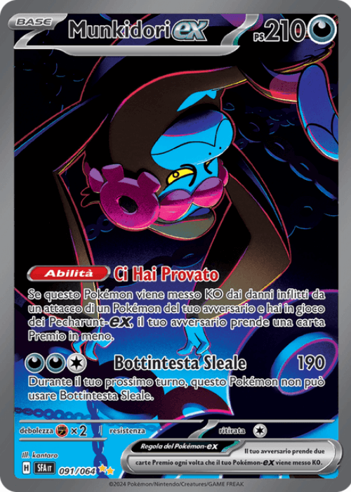 Pokémon Munkidori ex 091/064 Segreto Fiabesco ITA