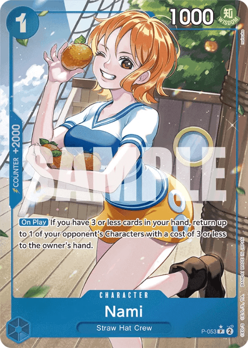 One Piece Nami Alternate Art P-053 ENG