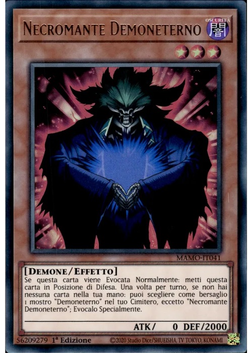 Yu-Gi-Oh! Necromante Demoneterno MAMO 041 I Magnifici Monstri ITA