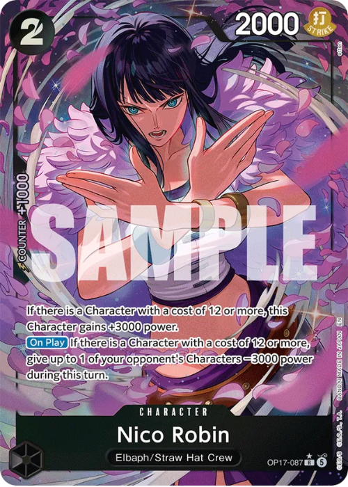One Piece Nico Robin Alternate Rare OP17-087 ENG
