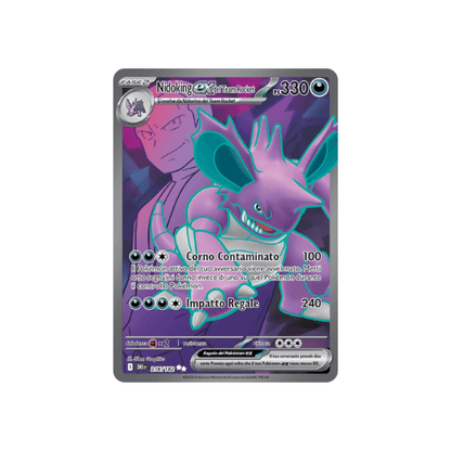 Pokémon Nidoking ex del Team Rocket 216/182 Rivali Predestina ITA