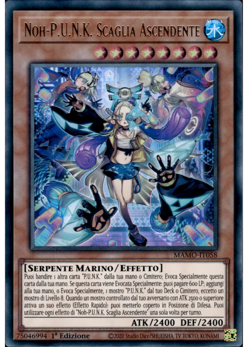 Yu-Gi-Oh! Noh-P.U.N.K. Scaglia Ascendente MAMO 058 I Magnifici Monstri ITA