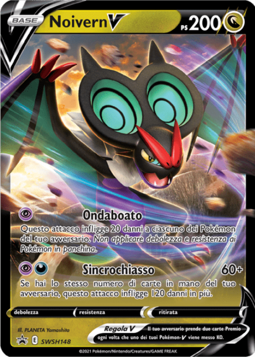 Pokémon Noivern V SWSH148 Promo Spada e Scudo ITA