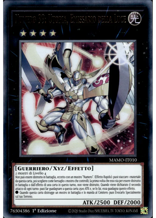 Yu-Gi-Oh! Numero 39: Utopia, Emissario della Luce MAMO 010 I Magnifici Monstri ITA