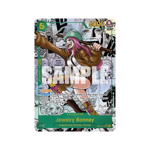 Jewelry Bonney 118 Manga Rare OP12 ENG