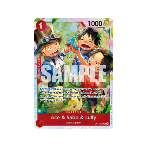 Ace & Sabo & Luffy OP13-007 ENG