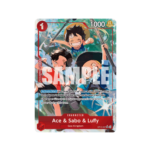 Ace & Sabo & Luffy Alt OP13-007 ENG