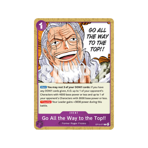 Go All the Way to the Top!! OP13-077 ENG