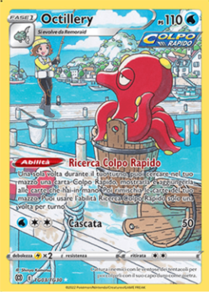 Pokémon Octillery TG03/TG30 Astri Lucenti ITA