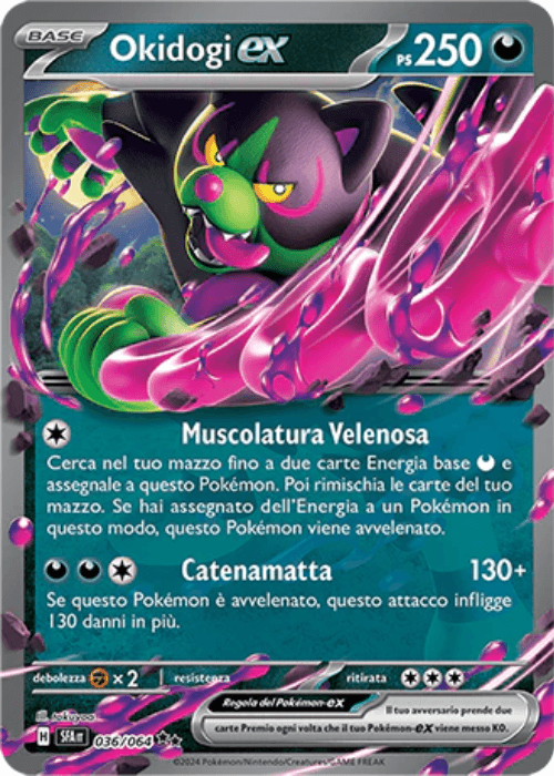 Pokémon Okidogi ex 036/064 Segreto Fiabesco ITA
