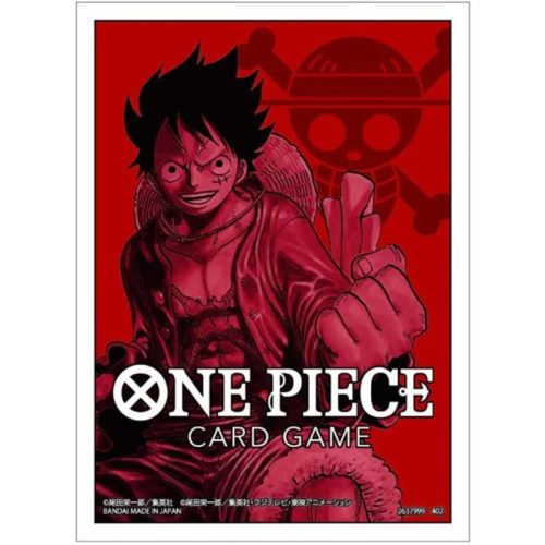 One Piece Card Game Official Sleeve Red