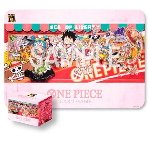 One Piece Card Game Playmat and Card Case Set 25th Edition One Piece
